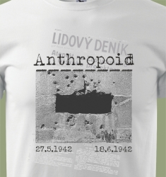 Tričko Anthropoid detail