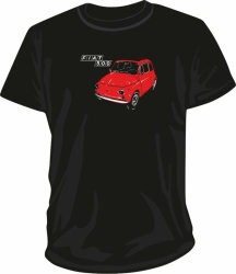 Tričko FIAT 500 červený