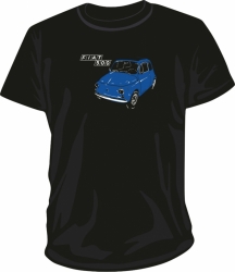 Tričko FIAT 500 modrý