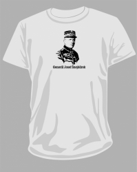 Tričko Sing design generál Šnejdárek 2 bílá