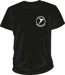 Tričko logo Messerschmitt černá
