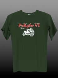 khaki, bílý potisk