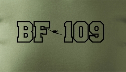 tričko Bf 109, detail