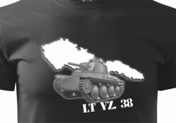 Tričko tank LT-38 detail motivu